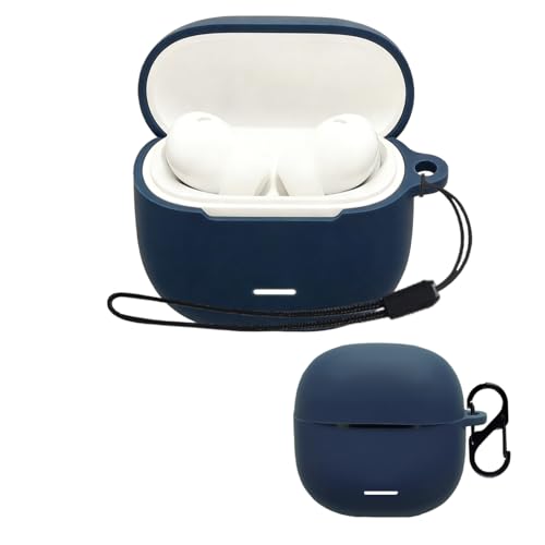 For Redmi Buds 8 Lite �P�[�X �����h�~�p�̃��r�i�t��+�X�g���b�v�t�� �y�� �L�Y�h�~ �h�o �����[�d�\ �����ɂ��� �_�炩�ȃV���J�Q���̃X�|�[�c �X�����\�t�g �P�[�X �J�o�[ Redmi Buds 8 Lite �p �ی�J�o�[�i�u