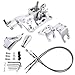 Shift Box Cables Transmission Bracket Kit Compatible With K Series Engine K20 K24 K Swap Civic Si EG EK Compatible