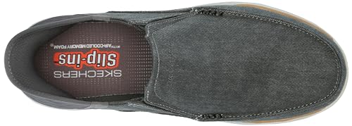 Image of Skechers Men's USA Expected - Cayson Moc Toe Canvas Slip-Ins