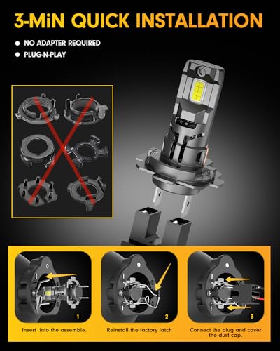 Ursprung UH7M3 2024 Upgraded H7 Bulb, 30000Lm 800% Super Bright H7 thumb #2