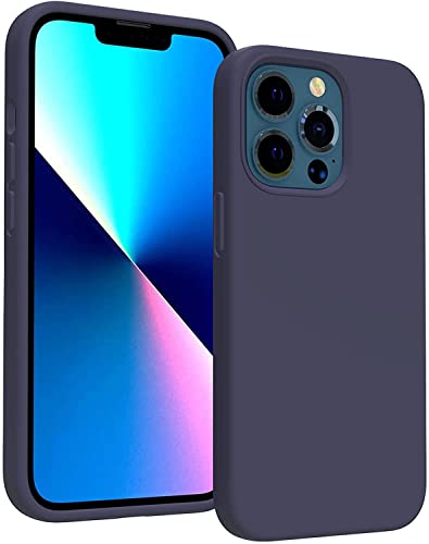 Image of MIDOS Back Cover Compatible with iPhone 14 Pro Max Case Liquid Silicone Full Protection Shock Proof Back Cover for iPhone 14 Pro Max (2022) 6.7 inch (Blue)
