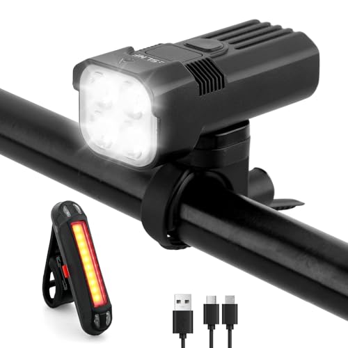 Bike Light for Night Riding,2000 Lumens Bicycle Front Headlight and