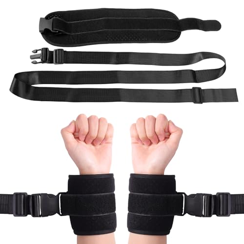 ENLUNTRA Restraints for Dementia Patients,Hospital Bed Restraints for Elderly Adults with 70" Long Strap (2Pcs)