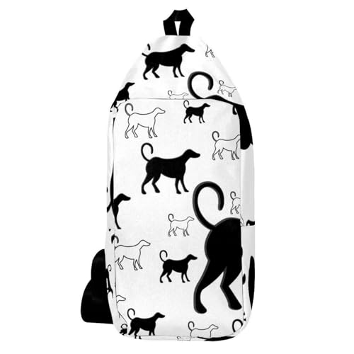 Sac à dos sans couture pour homme et femme avec imprimé canin multicolore