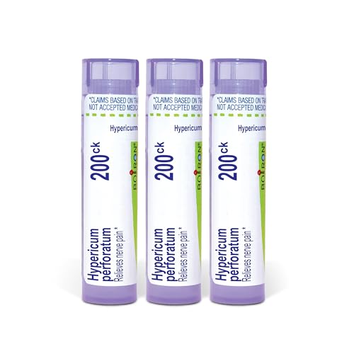 Boiron Hypericum Perforatum 200Ck Homeopathic Medicine for Nerve Pain - Pack of 3 (240 Pellets)