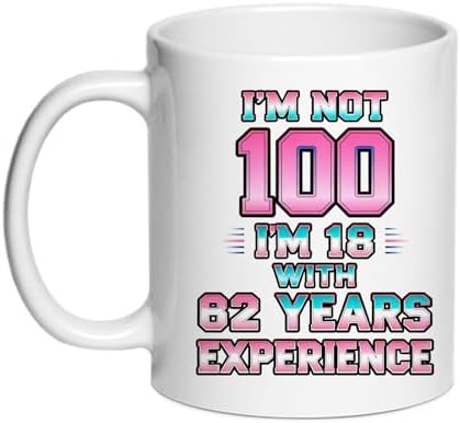 SIUNY 100th Birthday Mug for Women Men Coffee Mugs - Turning 100 Year Old Birthday Gifts for Mom, Dad, Grandma, Grandpa, Wife, Husband 11oz 1926 Coffee Cup (100TH)