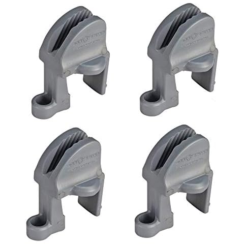 Extreme Max 3005.5061 BoatTector Quick Adjust Pontoon Rail Fender Hanger - Gray, Pack of 4 Cover