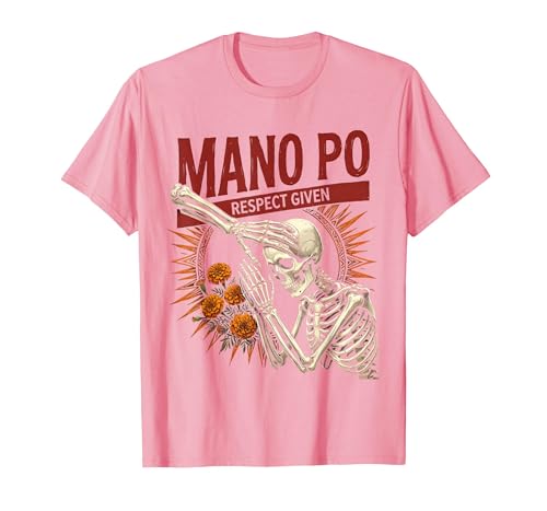Mano Po Respect Given Filipino Pride Design T-Shirt, Men, Pink, Medium