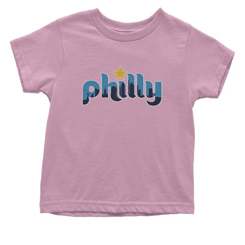 Skyline Philly Philadelphia Toddler T-Shirt, Soft Cotton