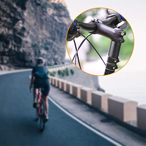 image for SANNIX 4 Pieces Bike Headset Spacers Matte Bicycle Handlebar Carbon Fi