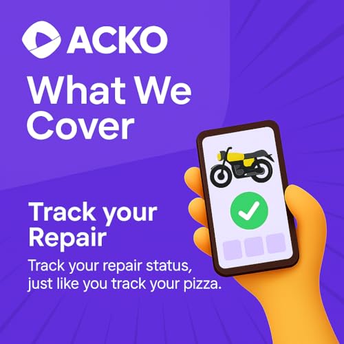 Image of Acko 2-Year Extended Warranty for bikes ranging from 150cc to 250cc