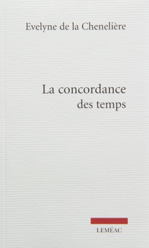 La concordance des temps [French] 276093330X Book Cover