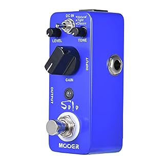 SHUIYUE Solo Distortion Guitare Effect Pedal High-Gain True Bypass Full Metal Shell,Pedalboard Guitare edalboard Etui… - Les Beatles, Paul McCartney, John Lennon, RIngo Starr, George Harrison