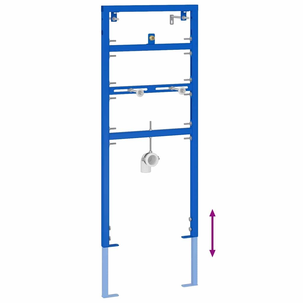 INLIFE Badezimmer Wandstütze Blau 50 x 17.5 x 136 cm Stahl,Heim & Garten,Badzubehör,Badaufhänger,Blau,9.9 KG,4106574