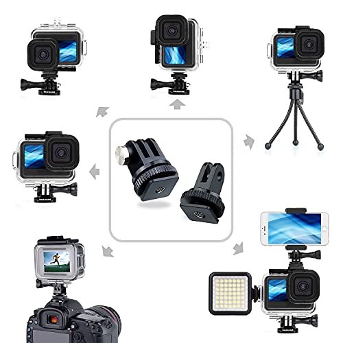 YALLSAME Waterproof Case for GoPro Hero 13 12 11 10 9 Black, 196ft Underwater Diving Protective Housing, Ideal for Go Pro 13 12 11 10 9 Scuba Diving Snorkeling Underwater Photography