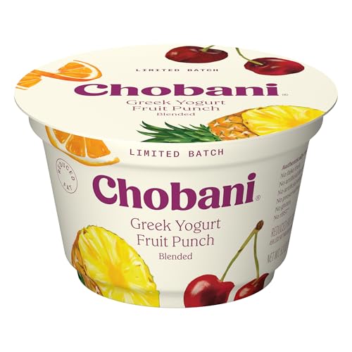 Chobani® Reduced Fat Greek Yogurt Limited Batch Fruit Punch 5.3oz