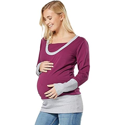 Pull Molletonné d'Allaitement HAPPY MAMA Cover