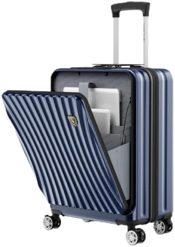 新品定価16.680円 スーツケース Sサイズ 42L TSAロック ネイビー Amazon | New Trip スーツケース 機内持ち込み フロントオープン