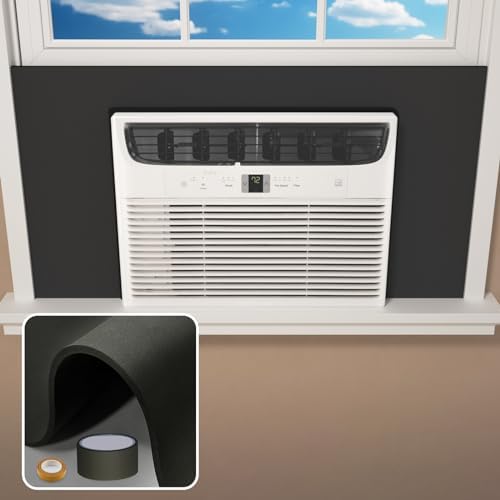 Window Air Conditioner,Side Insulated Foam Panel, Summer