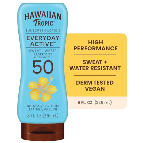 Hawaiian Tropic Everyday Active Sunscreen Lotion, SPF 50 Sunblock, 8 Fl Oz - Image 3