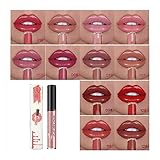 Heubek Onliane1 Waterproof Lip Gloss, 12 Color Cream Texture Lipstick Waterproof Allen Shaw, Onliane...