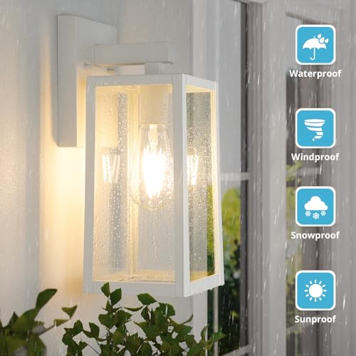Image of MAXvolador Outdoor Wall Light Fixture, Exterior Waterproof Wall Lantern