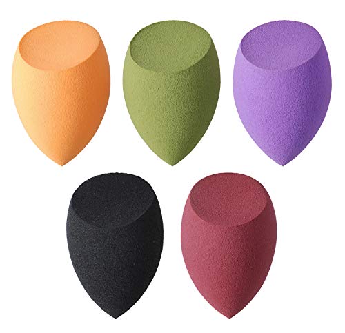 5 Pcs Makeup sponges Set Blender Beauty Cosmetics Tool Flawless Facial Powder Puff