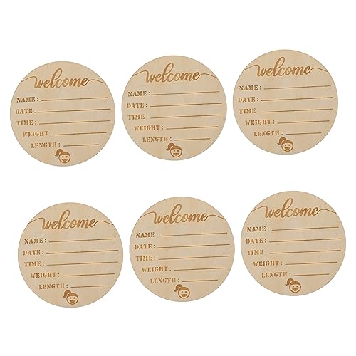 Kit panneaux bois naissance ABOOFAN cadeau de baby shower fille