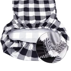 Jialiin Stretch Dining Chair Covers Removable Chair Furniture Protect Washable Elastic Seat Cover,Polar Fleece thumb #3