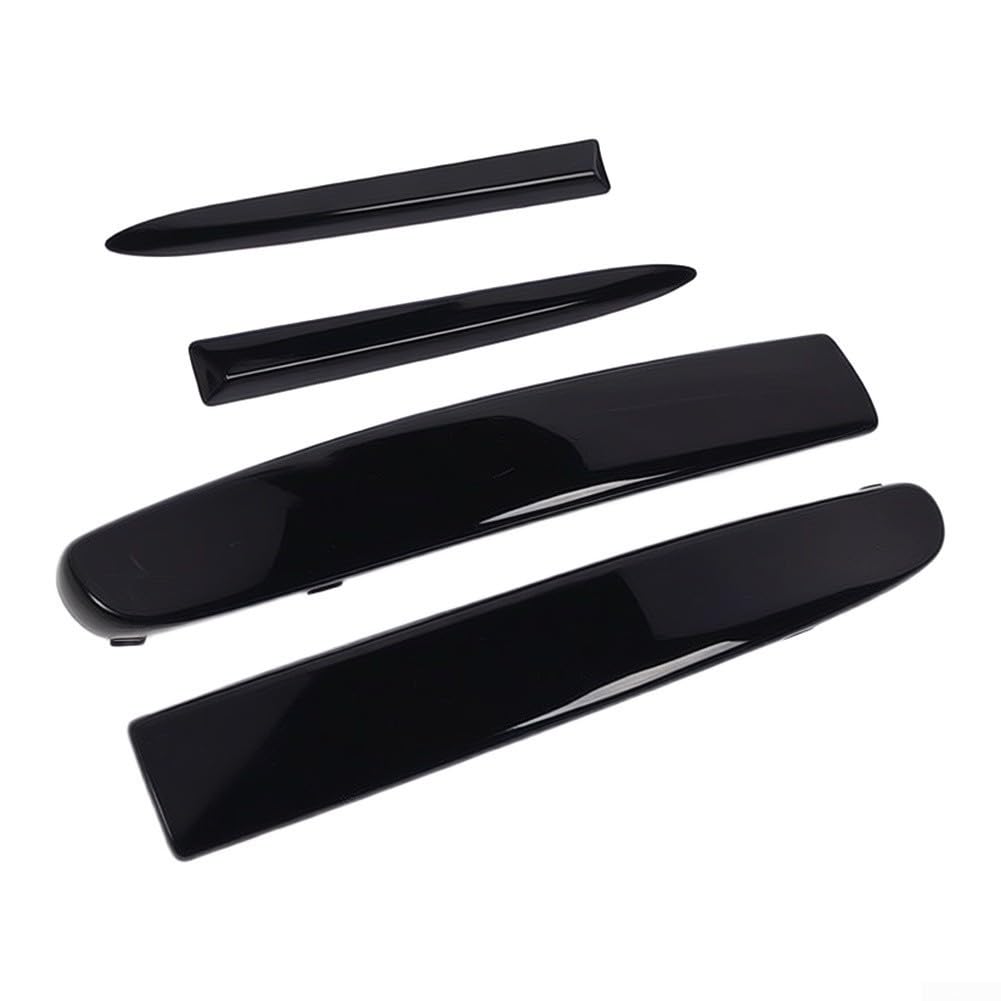 Set di modanature per paraurti anteriore per Fiat 500 2007-2015, 4 pezzi