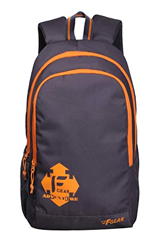 61% OFF on F Gear Castle Rugged Base Grey Orange 22 Ltrs Casual