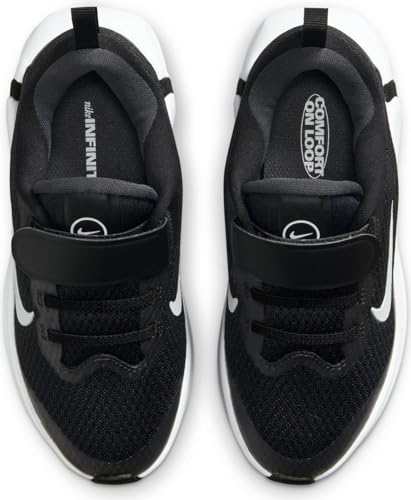 Nike Infinity Flow Little Kids' Shoes (FD6061-002, Black/White-Anthracite-Hyper Turq) Size 84