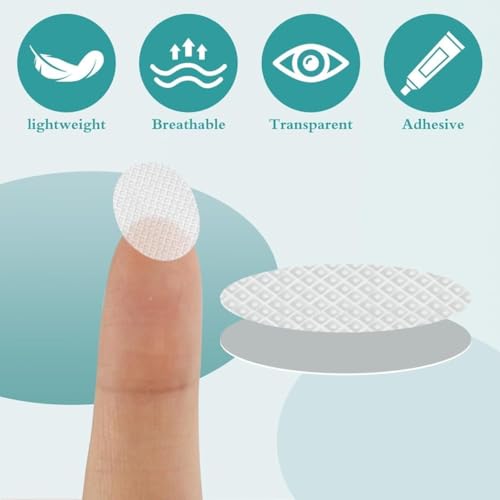 Image of XELYTON Ear Lobe for Support Earrings, Patches Ear lobe Support for Heavy Earring, Invisible Sticker tape, Transparent EarLobe Tapes Ear Lifts Patches (Pack of 200)