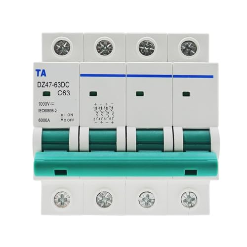 Disjoncteur solaire MCB 4P DC 1000V 40A interrupteur PV de protection de circuit