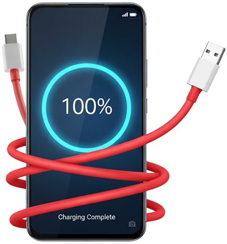 Image of AINE 65W Fast Charging Cable - USB to C compatible with OnePlus 13 13R 12 12R 11 10 9 Pro Nord 4 3 2 CE Series (Dash Warp Supervooc) Compatible | Original High-Speed Charging