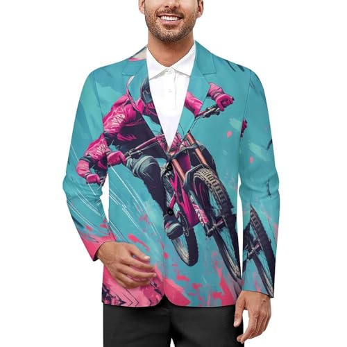 Mountain Bike Biker Racing Blazer Long-Sleeve Classic-Fit