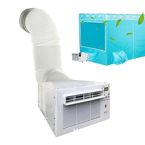 Portable Camping Air Conditioner,2985BTU Mobile Tent Free Drainage Cooler,Panel Control with Mosquito Net 330W/400W Aircon Unit for Camping Tent, Outdoor, Indoor,1.8M,110V