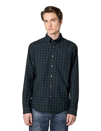 Brooks Brothers Men's Friday Sport Shirt, Black Watch, Medium