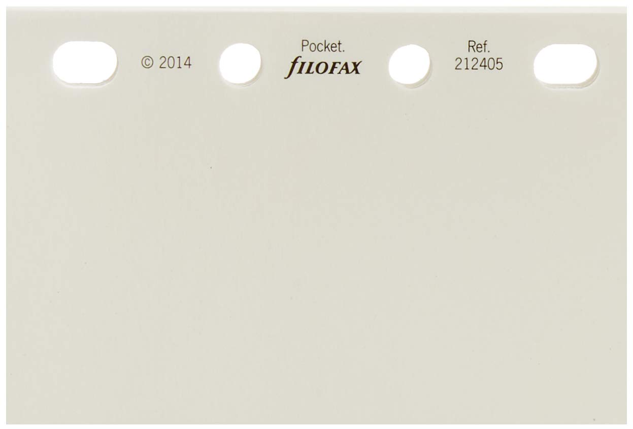 Filofax Notatnik Planer Biały Kieszonkowy 30 Liści 81 mm x 120 mm 2025