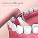 Hitoth Tooth Polisher Electric Professional Calculus Remover for Teeth with 5 Replacement Heads and Clean Mode, USB Charging, IPX6 Waterproof,Dental Tooth Polisher for Adults & Kids.
