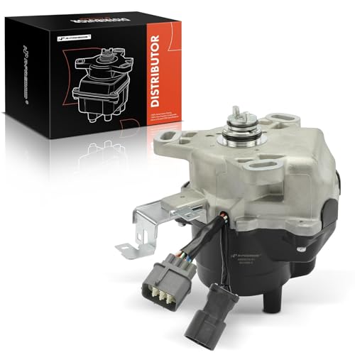 A-Premium Ignition Distributor with Cap and Rotor Compatible with Honda