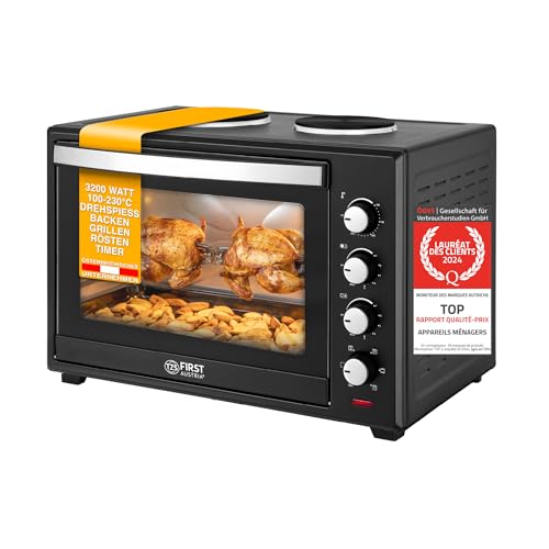 TZS First Austria Mini Four Electrique 60L, 3400W, Noir