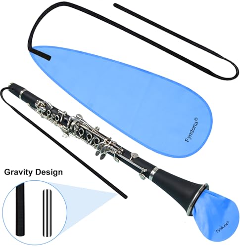 Clarinet Cleaning Kit, Including Clarinet Double-Layer Cleaning Cloth & Mouthpiece Brush, Clarinet Cleaning Care Set Specially Designed for Deep Cleaning of Stains on Clarinet - Thumbnail 4
