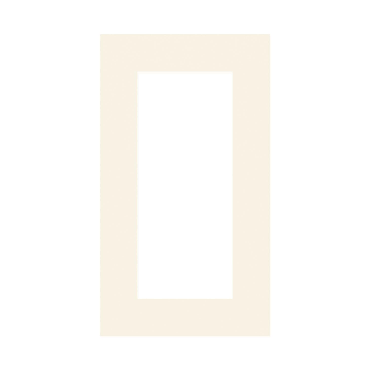 Alison Kingsgate 16x9" Antique White Picture Mount for 12x5" Aperture โ image 1