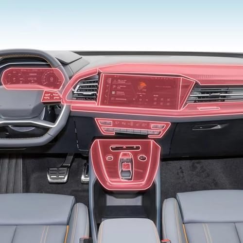 Film protection anti-rayures TPU Audi Q4 e-tron 2022-2024 console centrale de voiture