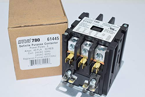 OEM Replacement for York Single Pole / 1 Pole 30 Amp 24V Coil Condenser Contactor 3100-15Q2115
