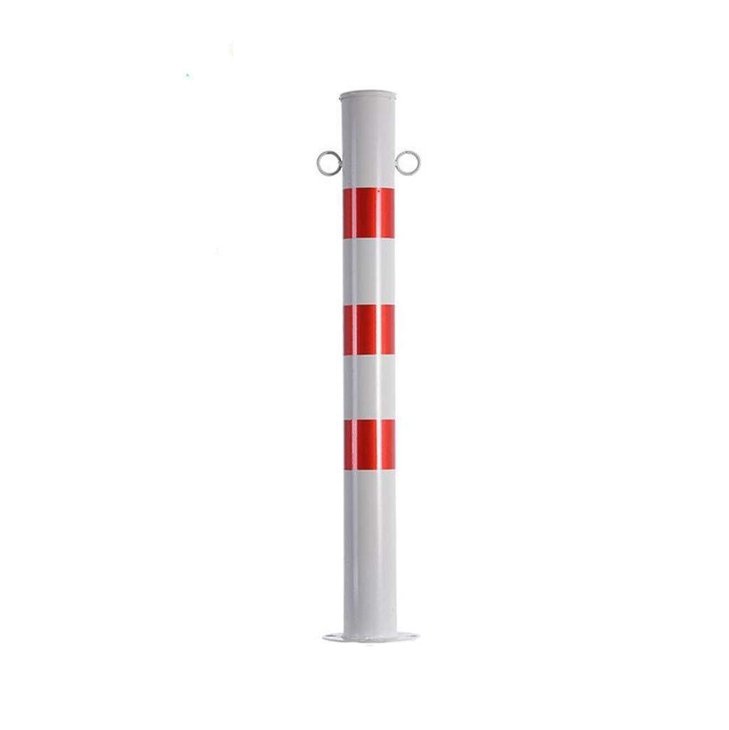 MOKLYF Parking Latch Parking Barriers Steel Collapsible Folding Security Bollard Safe Parking Lane Road,with a Buried Base for Safe Parking Lane Bollard (F)