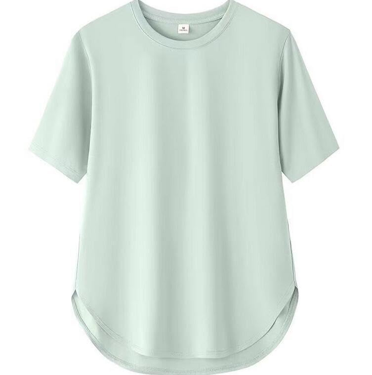Amazon | サマー レディース 半袖 接触冷感 トップス 5分袖 Tシャツ 春 