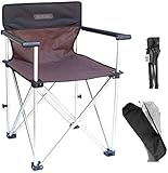 WYKDL Lightweight Compact Black Camping Chairs Mountaineering King Kong Chair Portable Rocking Chair...