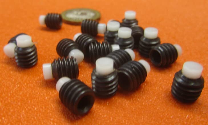 Black Oxide Finish Alloy Steel Nylon Tip Set Screw 5/16"-18 x .312" Thread Length 20 pcs